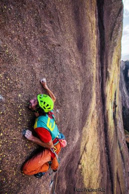 Gabriele on the last mouves of the hardest pitch